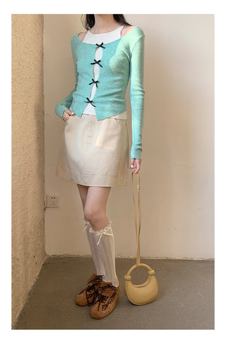 High waist A-line