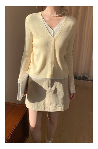 High waist A-line