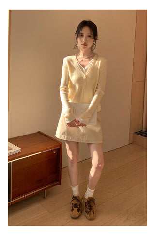 High waist A-line