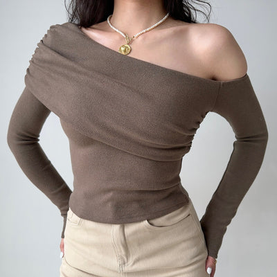 cold-shoulder crop-top