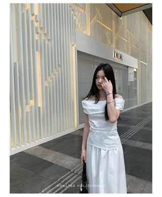 pleated umbrella skirt