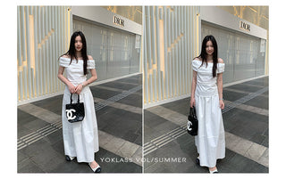 pleated umbrella skirt
