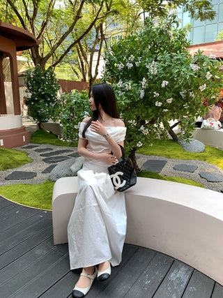 pleated umbrella skirt