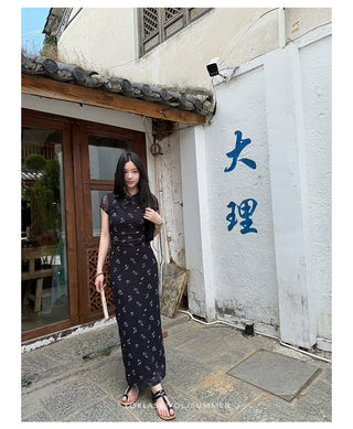 floral H-line dress