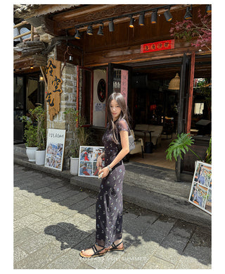 floral H-line dress