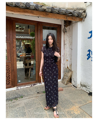 floral H-line dress