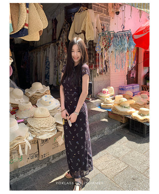 floral H-line dress