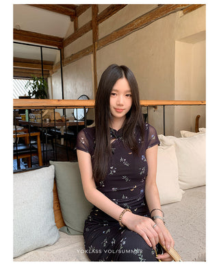 floral H-line dress