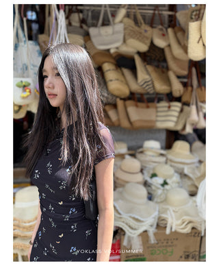 floral H-line dress