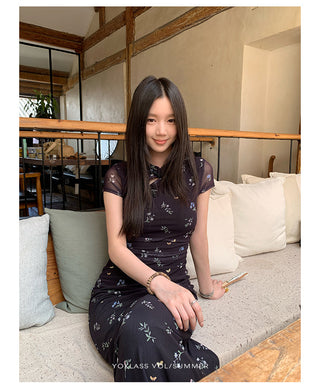 floral H-line dress