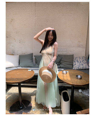 knit suspender set