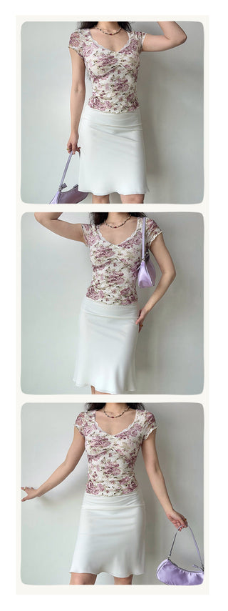 retro lace Top