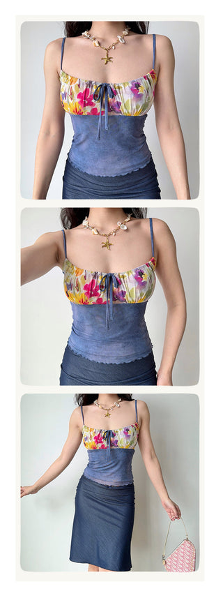 printed sling vest