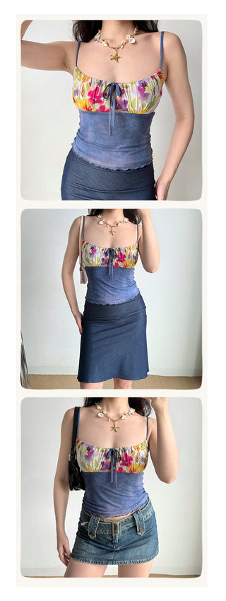 printed sling vest