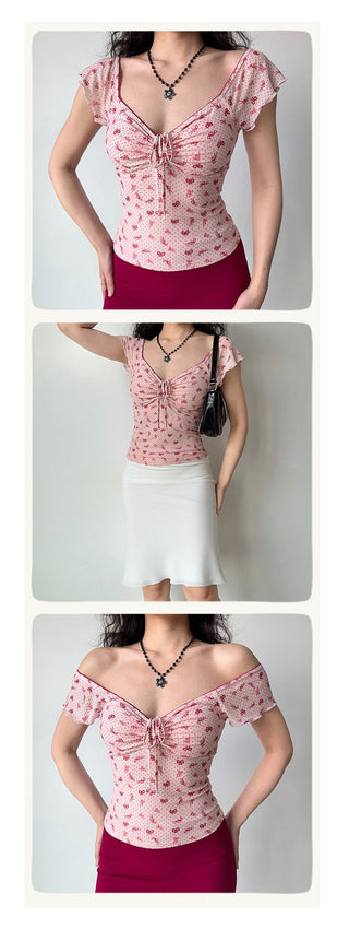 bow mesh Top