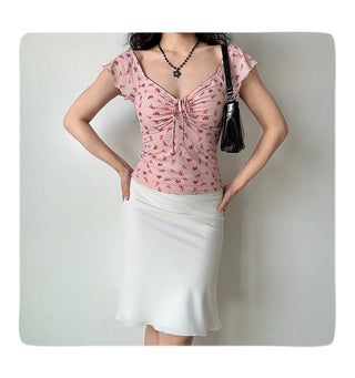 bow mesh Top