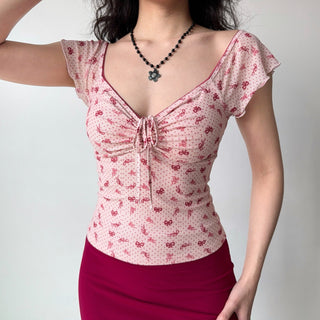 bow mesh Top