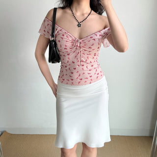 bow mesh Top
