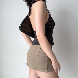 backless halter camisole