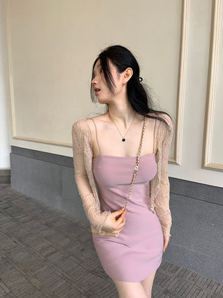 khaki knit cardigan