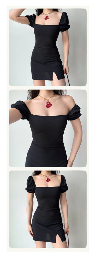 puff sleeve dress