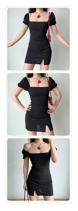 puff sleeve dress