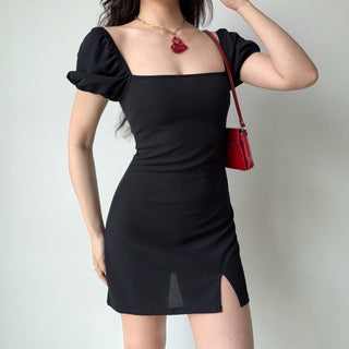 puff sleeve dress