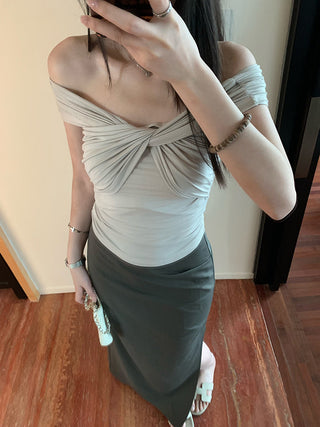 mid-waist straight dress