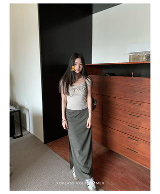 mid-waist straight dress