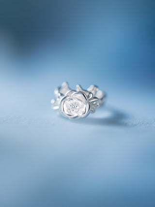 rose thorn clip earrings