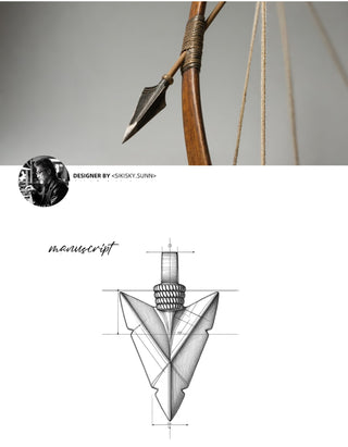 arrow pendant necklace