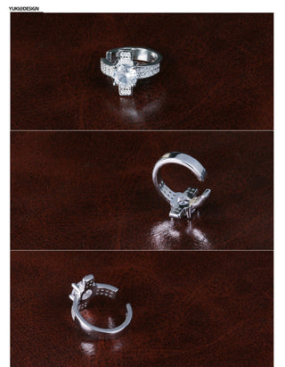 cross non-piercing earrings