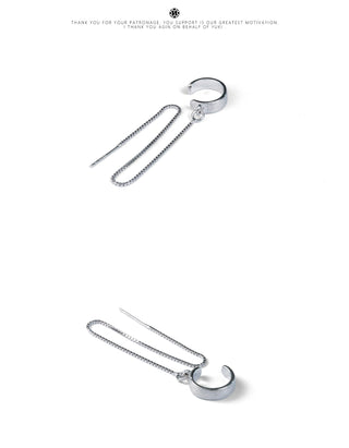 tassel ear line earrings