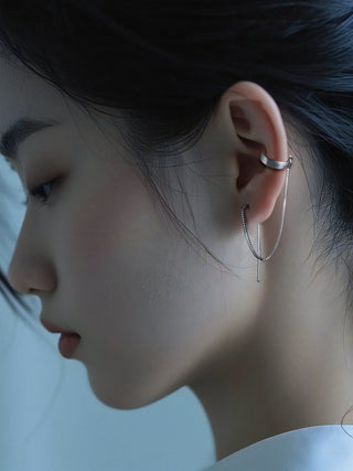 tassel ear line earrings