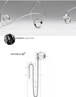tassel ear line earrings