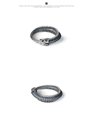 snake bone ring