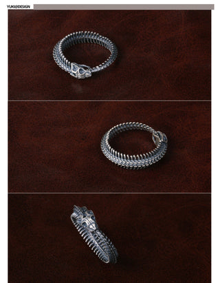 snake bone ring