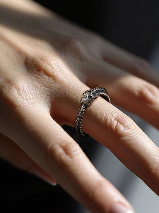 snake bone ring
