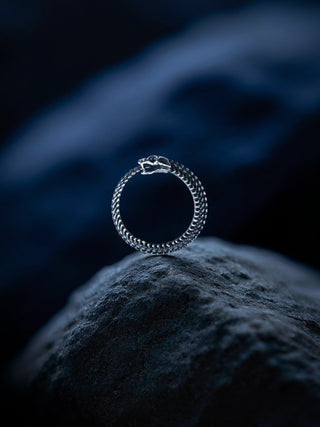 snake bone ring