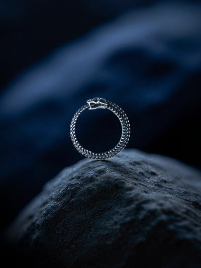 snake bone ring