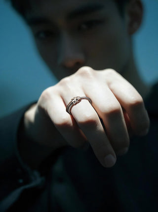snake bone ring