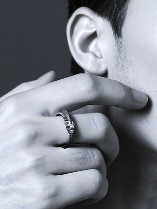 snake bone ring