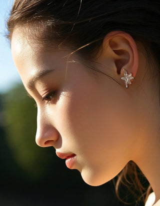 flower stud earrings
