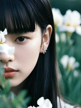 flower stud earrings