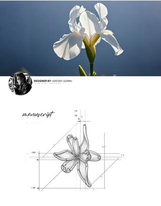 flower stud earrings