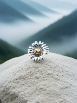 daisy stud earrings