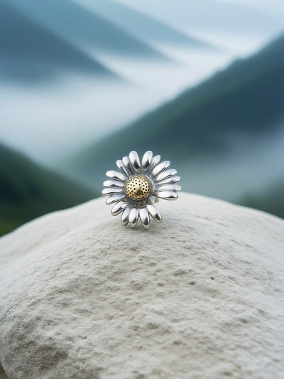 daisy stud earrings