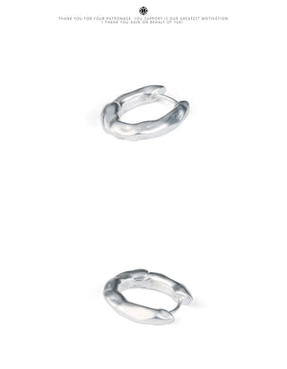 texture ear ring