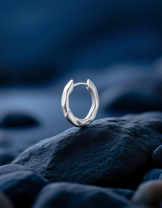 texture ear ring