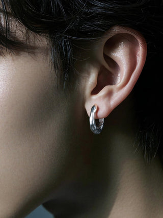 texture ear ring